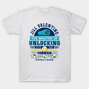 Jill Master Of Unlocking Emblem T-Shirt